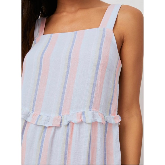 Rails NWT Sandy Dress in Biarritz Multi Stripe | Size XS | Linen Blend - Picture 7 of 15